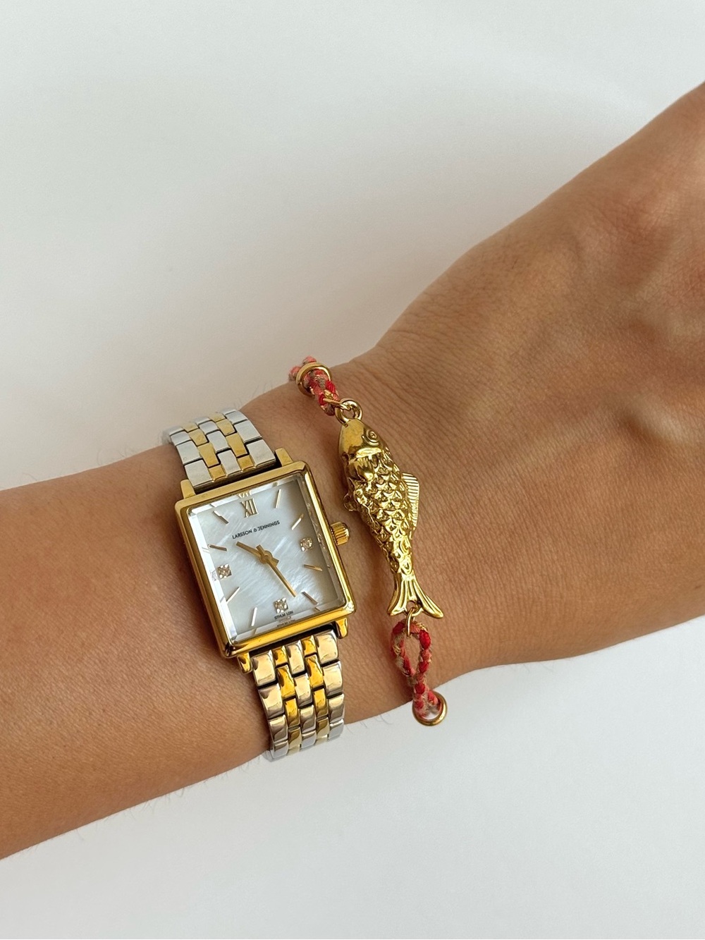Coastal Red Gold Fish Bracelet